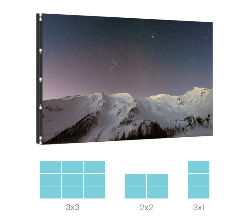 boe 65″ 3.5mm lcd video wall7